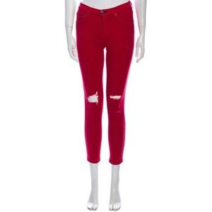 Rag & Bone Mid-Rise Skinny Leg Jeans